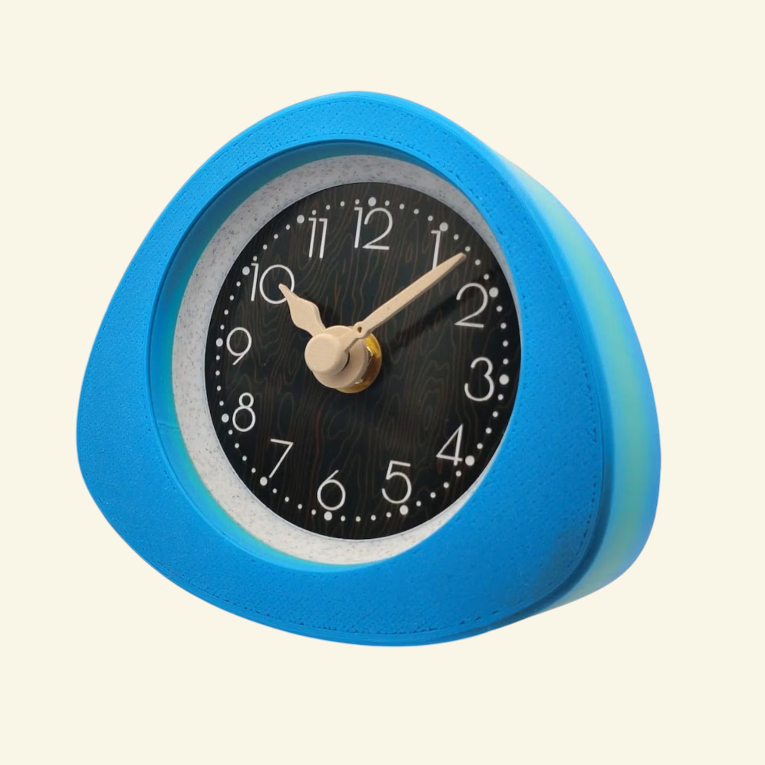 Blue desk clock