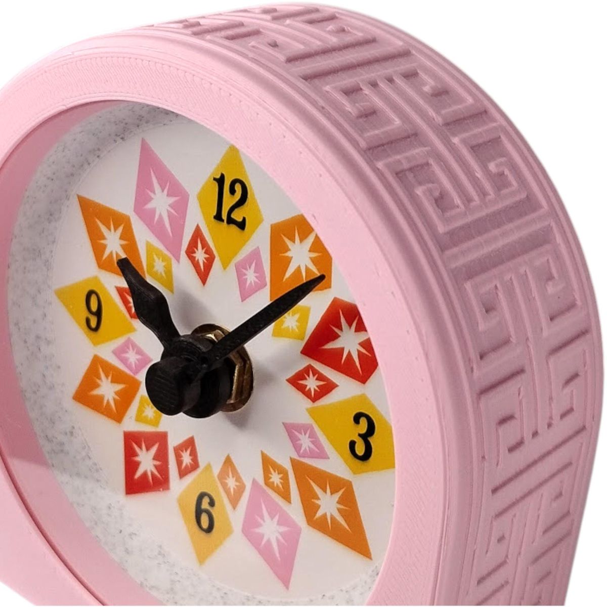 Blush Pink Starburst Clock — view 4