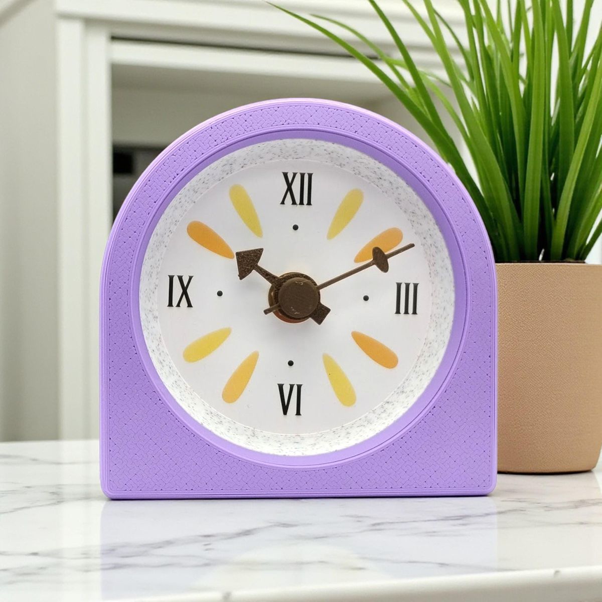 Lavender Petal Clock