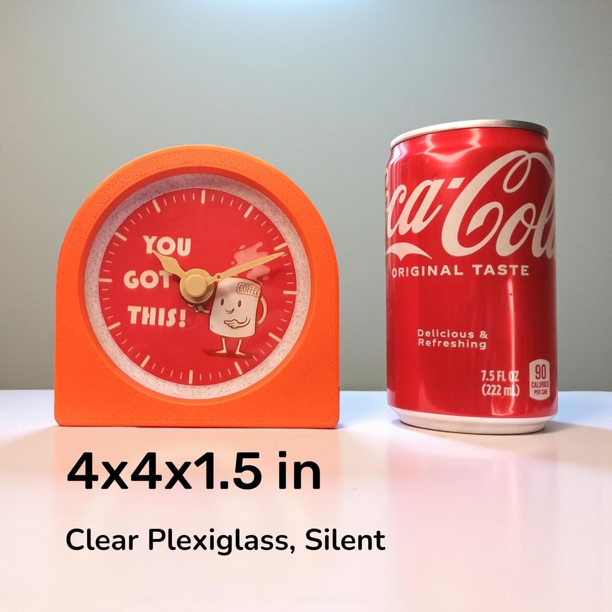 Orange You Got This Coffee Clock — view 4