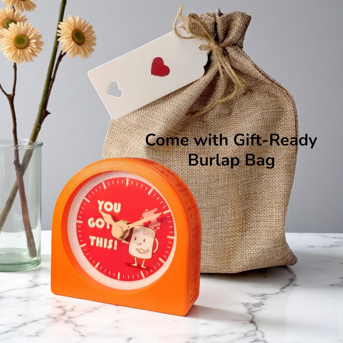 Orange You Got This Coffee Clock — view 6