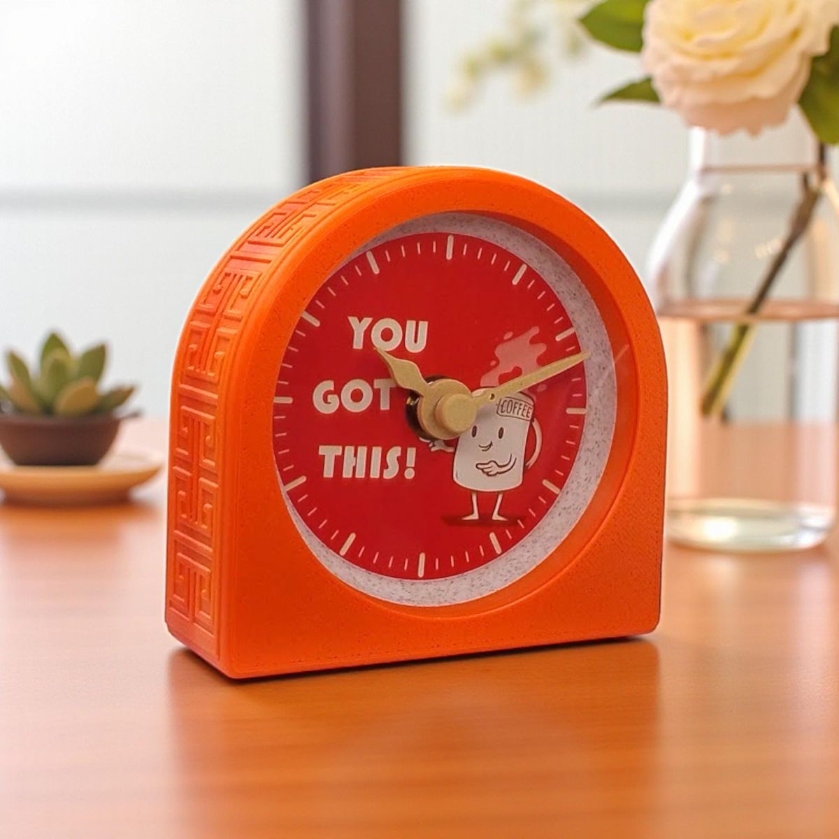 Orange You Got This Coffee Clock — view 9